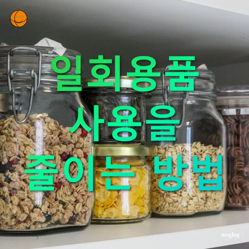 제로 웨이스트 비닐봉투 대신 에코백 이용하기 관련 이미지