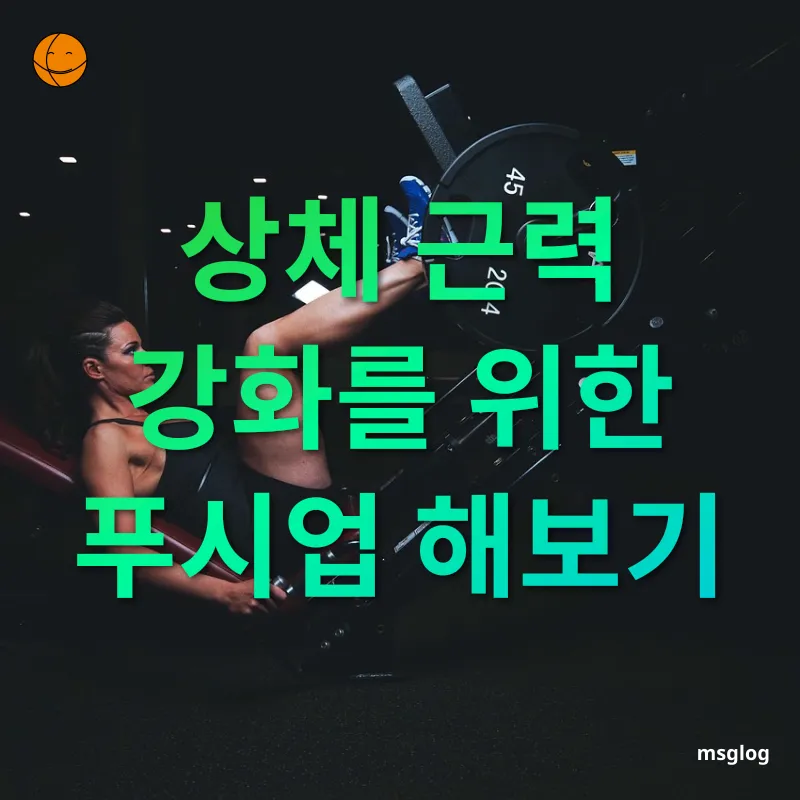 집에서 하는 효과적인 운동 상체 근력 강화를 위한 푸시업 해보기 관련 이미지