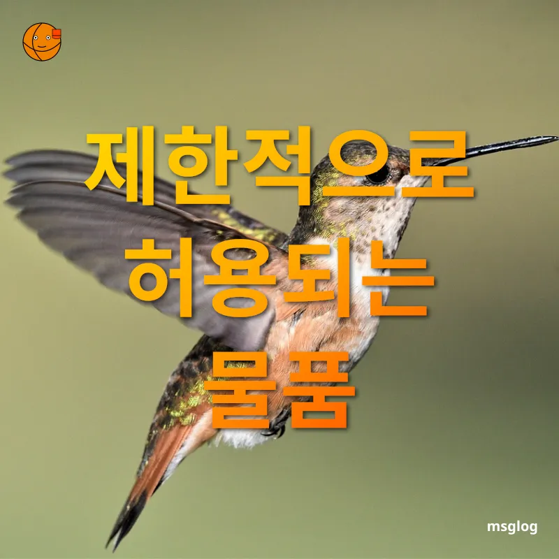 기내 반입 물품 - 제한적으로 허용되는 물품 기내 반입 물품 제한적으로 허용되는 물품 관련 이미지