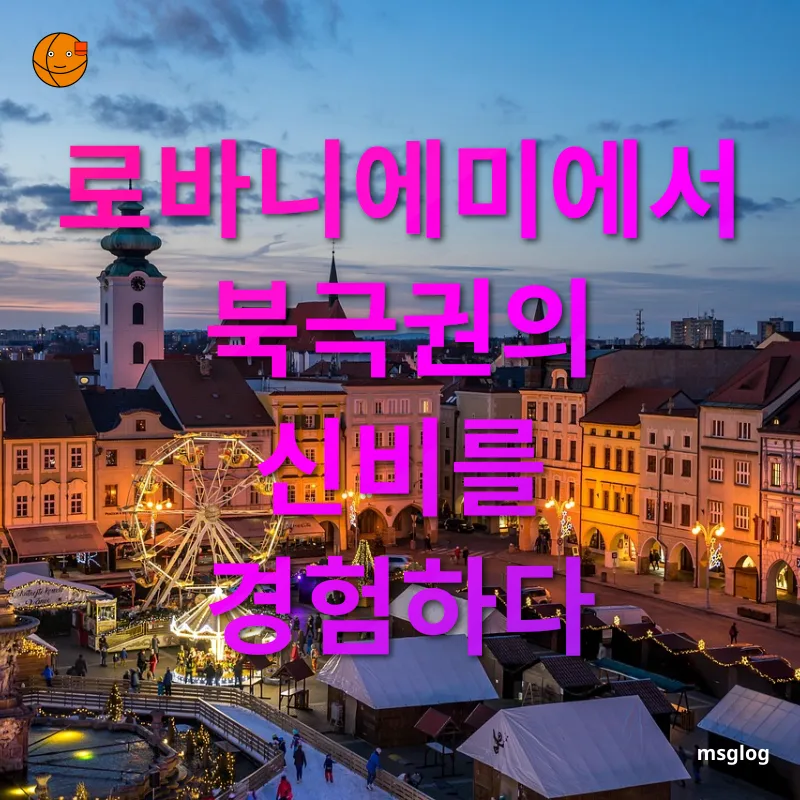 크리스마스 여행 - 로바니에미에서 북극권의 신비를 경험하다 크리스마스 여행 로바니에미에서 북극권의 신비를 경험하다 관련 이미지